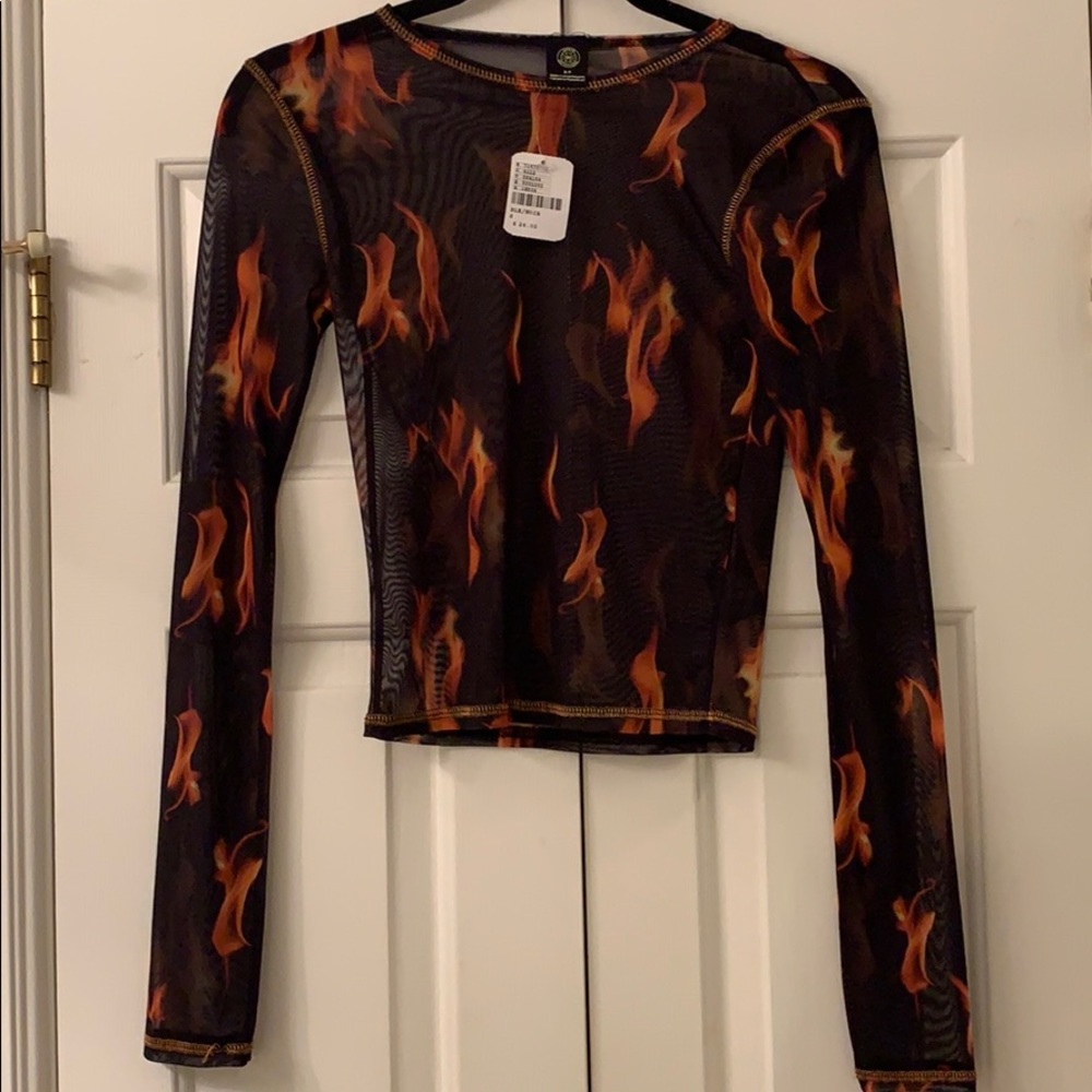 Urban outfitters flames top